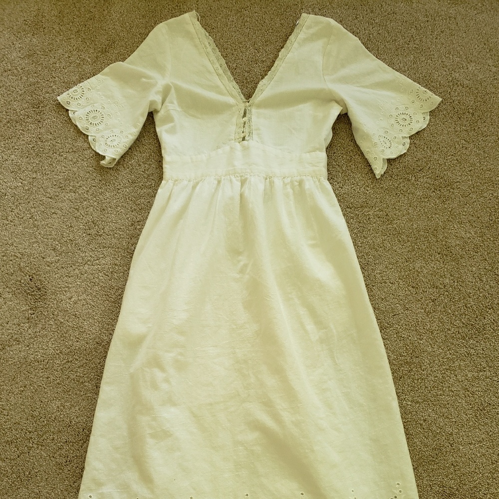 Zara Midi dress White Size M